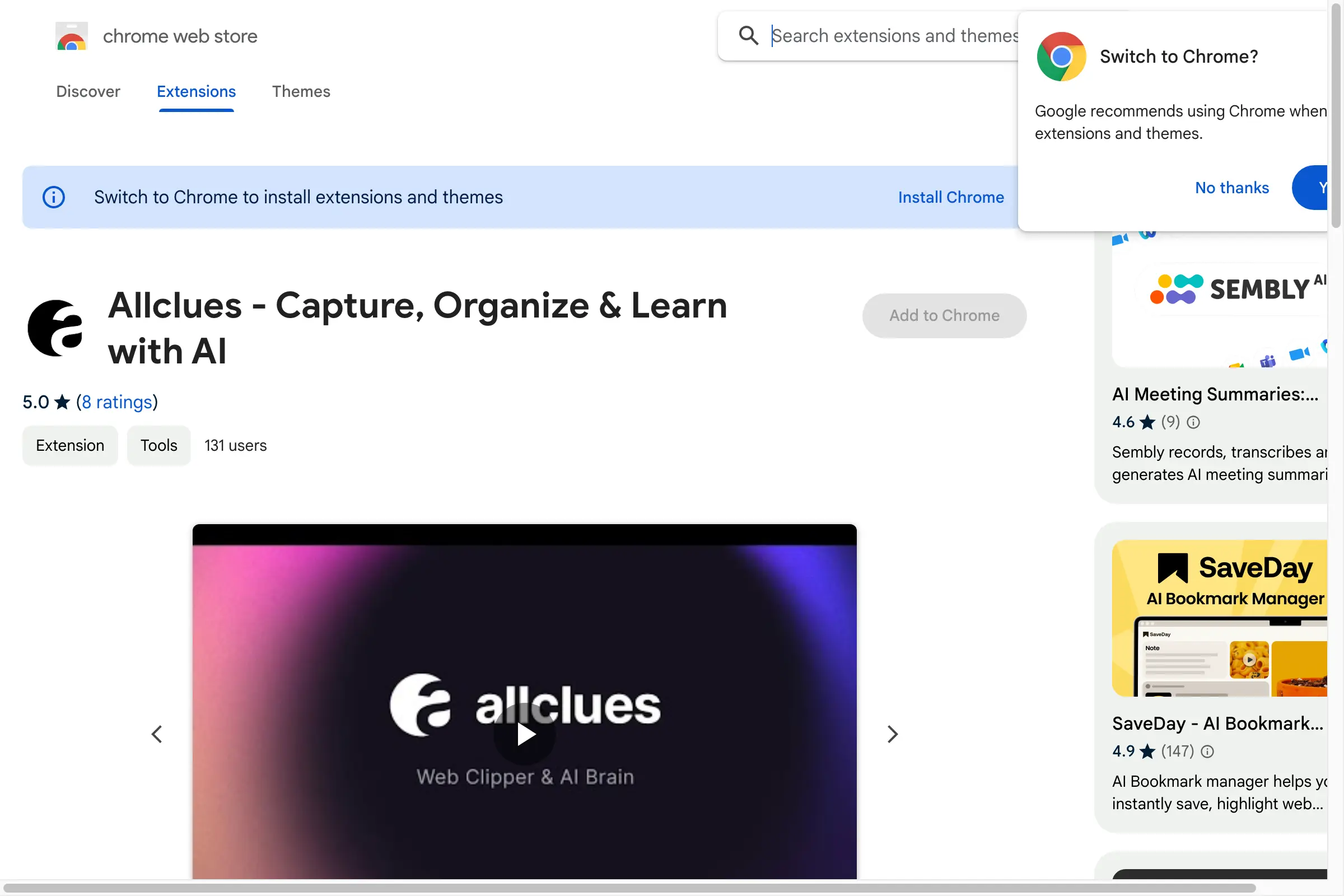 Allclues - Capture, Organize & Learn with AI